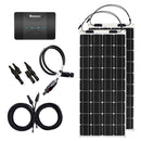 Load image into Gallery viewer, 12V 50A Dual Battery Charging 200W Solar Flex Bundle