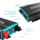 Load image into Gallery viewer, 1000W 12V Pure Sine Wave Inverter