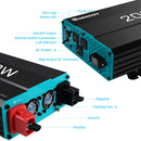 Load image into Gallery viewer, 2000W 12V Pure Sine Wave Inverter