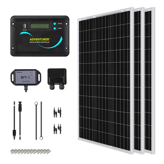 300 Watt 12 Volt Solar RV Kit