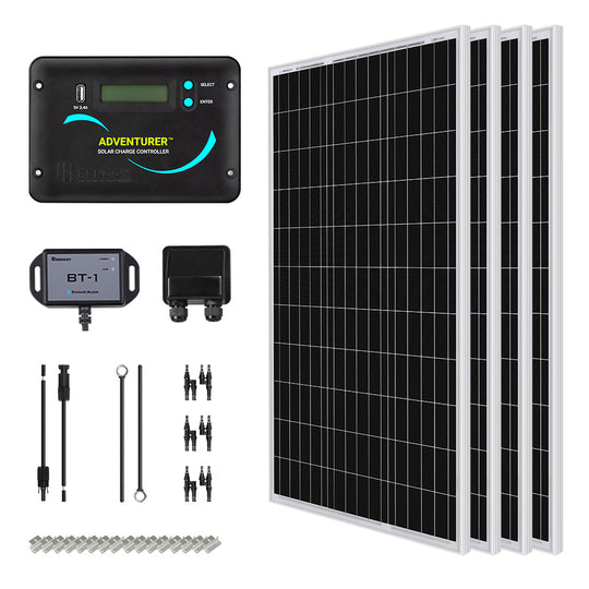 400 Watt 12 Volt Solar RV Kit