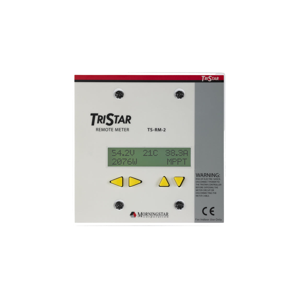 Morning Star TriStar Remote Digital Meter, (TS-RM-2)