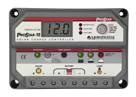 Morningstar Prostar 15Amp PS-15M, Charge Controller 12/24 Volt (With Meter)