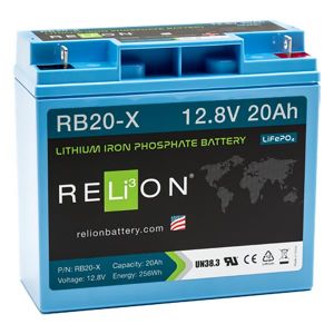 RELiON Lithium 12V 20 Ah Deep Cycle Battery