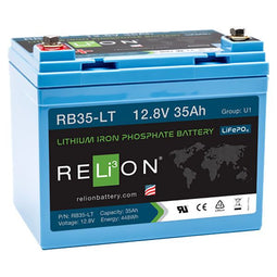 RELION, RB35-LT, COLD WEATHER LITHIUM BATTERIES, 12V 35AH LIFEPO4 BATTERY